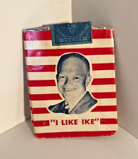 1952 Dwight Eisenhower I LIKE IKE Cigarettes Wrapper picture