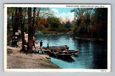 Geneva on the Lake OH-Ohio, Cowles Creek, c1934 Antique Vintage Postcard picture