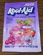 1x Vintage 1990's Kool Aid Grape Super Fruity Drink Mix Unopened Packet picture
