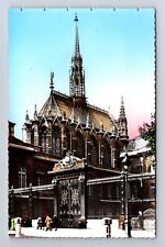 Paris-France, The City of Paris Court House, Antique Vintage Souvenir Postcard picture