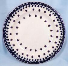 Amish Snowflake Flow Blue Plate Cut Sponge Stick Decorated Antique #2 picture