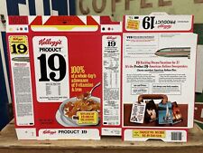 RARE Vintage 1982 Kellogg’s Product 19 Cereal Unused NOS 9.5 oz Box Flat picture