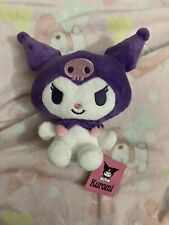 New Sanrio Kuromi Purple Sitting Plush Toy picture