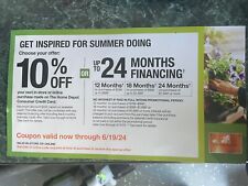 Home Depot Coupon 10% off  Exp 6/19/2024 picture