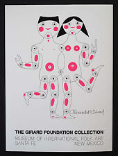 Alexander Girard Designed Original Poster for Folk Art Collection NOS  picture