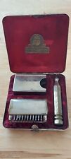 Vintage 1920's  EVER READY SAFETY RAZOR With Chrome Metal Case picture