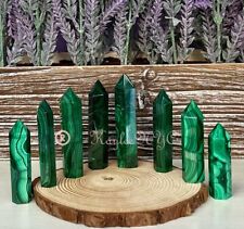 Wholesale Lot 1 Lb Natural Malachite Obelisk Tower Point Crystal picture