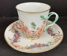 Incredible Italian 18th Century Capodimonte Cup And Saucer picture