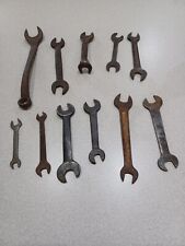 Vintage Antique Lot Of 11  Wrenches ,very heavy duty wrench to use or decoration picture