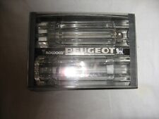 Vintage Peugeot Rowoco Clear Acrylic Pepper Mill and Salt Shaker Set picture