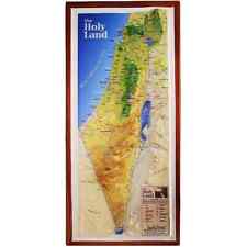 Raised Relief Map Of Holyland ISRAEL On The Footsteps Of Jesus picture