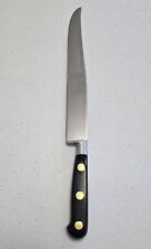 Vintage 2 Lions Sabatier Stainless Steel 7.75 inch Yatagan Slicing Knife picture