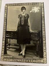 Vintage Deco Era Fashion Photo Advertisement Sample LH Pierce Textile Dress picture