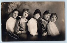 Great Falls Montana MT Postcard RPPC Photo Pretty Womens Studio c1910's Antique picture