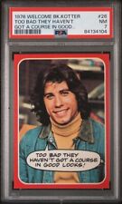 1976 TOPPS WELCOME BACK KOTTER TOO BAD THEY HAVEN'T GOT A COURSE... #26 PSA 7 picture