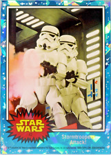 2022 Topps Chrome Star Wars Sapphire Stormtroopers Attack #42 picture