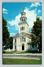Old Bennington VT-Vermont, Old First Church, Religion, Vintage Postcard picture