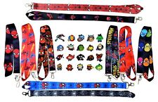 Marvel Spider-Man Lanyard Set w/ 5 Themed Disney Park Trading Pins ~ Brand New picture