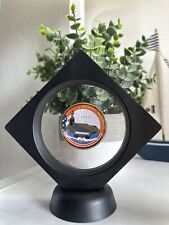 US NAVY - USS THEODORE ROOSEVELT - CVN-71 Challenge Coin With 3D Display Case picture