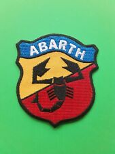 ABARTH ITALIAN FAIT MOTORSPORT RACING RALLY CAR EMBROIDERED PATCH UK SELLER  picture