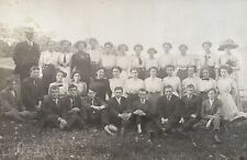 c1910 Class Photo, Hydetown, Crawford Co, PA Antique Real Photo Postcard RPPC picture
