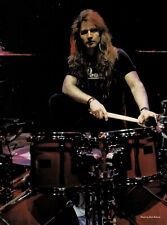 ERIC SINGER - Drummer - Music Print Ad Photo - 1990 picture