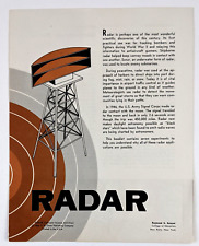 1960 Radar Instructor Science Experiments Vintage Guide Radio Waves Tracking picture