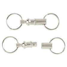 New 1pc Premium Quality Pull Apart Key Chain w 2 Separate Rings picture