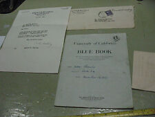 UNIVERSITY  OF CALIFORNIA  BLUE  BOOK  1927  REP. KENNETH  KEATING  LETTER HEAD  picture