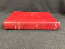 THOMPSON CHAIN REFERENCE BIBLE RED LETTER, IMPROVED,B.B. KIRKBRIDE, 1982 LEATHER picture
