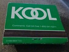 Vintage 1996 Kool Cigarettes Collectible Advertising Matchbook Partial Contents  picture