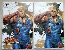 Street Fighter #1 Guile Battle Damage 2023 Variant 1/500, Trade/Virgin picture