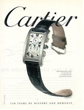 Montre Cartier Tank Americaine Montre Publicité 1997 D'Origine 1 Page picture