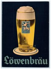 c1910's Lowen Brau Beer Munich Germany Unposted Antique Postcard picture