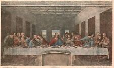Vintage Postcard Jesus The Last Supper Leonardo Da Vinci IL Cenacolo Artwork picture