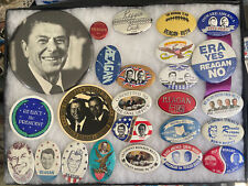 Vintage rare Ronald Reagan large  Presidential campaign BUTTONS  25 picture