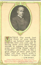 C. W. Post Antique Postcard Vintage Post Card picture