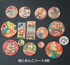 Menko Cards Popeye Mickey Popeye Baseball Japan with 3 menko sheets Retro Showa picture