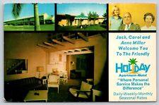 Vintage Postcard Holiday Apartments-Motel Naples FL-Florida, H9 picture