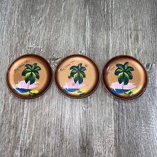 Vintage Key West Florida FL Hand Painted Plastic Coasters  picture