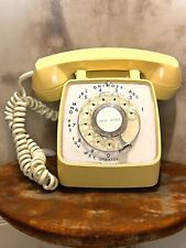 Vintage Automatic Electric Beige/Peach Rotary Dial Desk Telephone Untested picture