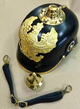 Vinatge Imperial German Prussian Leather Pickelhaube Spike German helmet Gift picture
