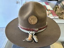 US Army WWI Campaign Hat with Blue Infantry Cord Stetson Made picture