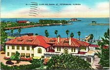 Yacht Club and Basin St. Petersburg Florida 1955 picture