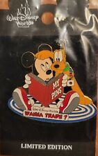 WDW 2001 Wanna Trade? Pluto & Mickey with Pin Book Trade Parade Pin LE 2500 picture