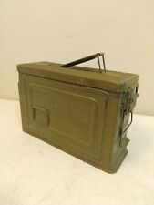 Vintage Canco Flaming Bomb US .30 Cal M1 Ammo  Ammunition Box Can picture