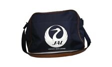Vintage Japan Air Lines JAL Flight Bag Carry-on Handbag Stewardess W/Strap picture