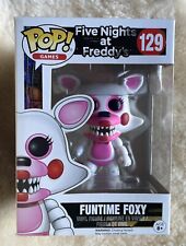 FUNKO POP GAMES FIVE NIGHTS AT FREDDY'S #129 FUNTIME FOXY VINYL FIGURE FNAF MINT picture
