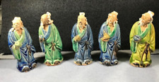 Vintage/Antique Chinese Mudmen Figurines-Lot of Five-PRICE REDUCED picture