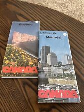 Allmaps Canada Montreal & Quebec Folding Road Map w/ Cities Vintage 1980’s picture